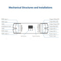 DMX512 Decoder 12-48V DC - 350-1200mA/channel - 4 Channels 2