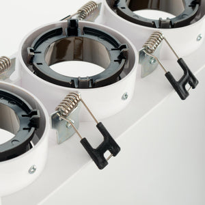 Aro downlight cuadrado basculante triple GU10 / MR16 - Bajo UGR - Corte 75 x 235mm (19)