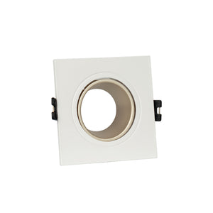 Aro downlight cuadrado basculante para bombilla GU10 / MR16 - Bajo UGR - Corte Ø75 mm (7)