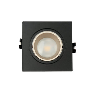 Aro downlight cuadrado basculante para bombilla GU10 / MR16 - Bajo UGR - Corte Ø75 mm (17)