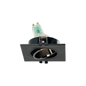 Aro downlight cuadrado basculante para bombilla GU10 / MR16 - Bajo UGR - Corte Ø75 mm (27)