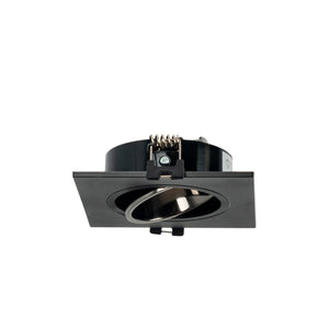 Aro downlight cuadrado basculante para bombilla GU10 / MR16 - Bajo UGR - Corte Ø75 mm - Barcelona Led-