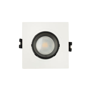 Aro downlight cuadrado basculante para bombilla GU10 / MR16 - Bajo UGR - Corte Ø75 mm (35)