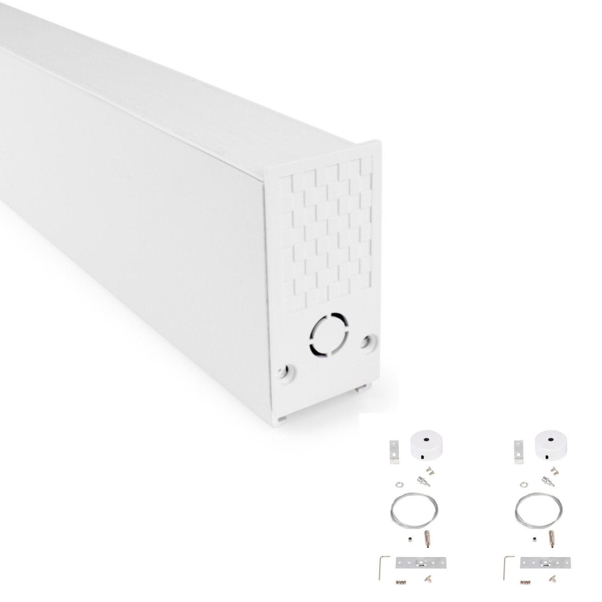 Carril magnético 48V + kit de suspensión - 2 metros - Barcelona Led-