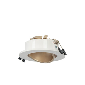Aro downlight circular basculante para bombilla GU10 / MR16 - Bajo UGR - Corte Ø75 mm (10)
