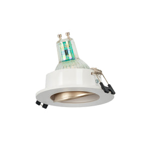 Aro downlight circular basculante para bombilla GU10 / MR16 - Bajo UGR - Corte Ø75 mm (11)