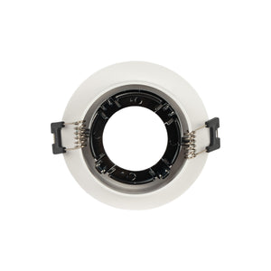 Aro downlight circular basculante para bombilla GU10 / MR16 - Bajo UGR - Corte Ø75 mm (17)