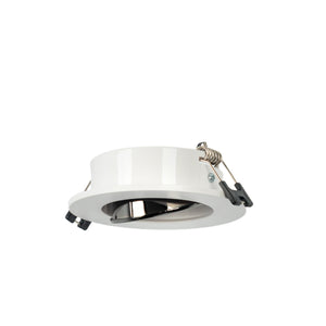 Aro downlight circular basculante para bombilla GU10 / MR16 - Bajo UGR - Corte Ø75 mm (20)