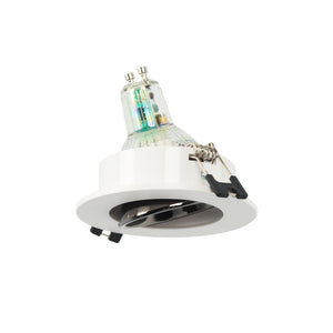 Aro downlight circular basculante para bombilla GU10 / MR16 - Bajo UGR - Corte Ø75 mm (21)