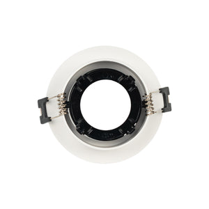 Aro downlight circular basculante para bombilla GU10 / MR16 - Bajo UGR - Corte Ø75 mm - Barcelona Led-