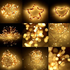Cadena luminosa guirnalda LED FAIRY LIGHT de alambre de cobre "luz de hada" (10mt.) (8)