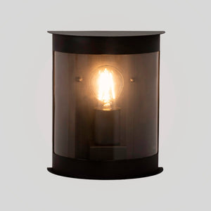 Aplique de pared exterior en aluminio "Dona" - IP44 - E27 - Barcelona Led-Decoración