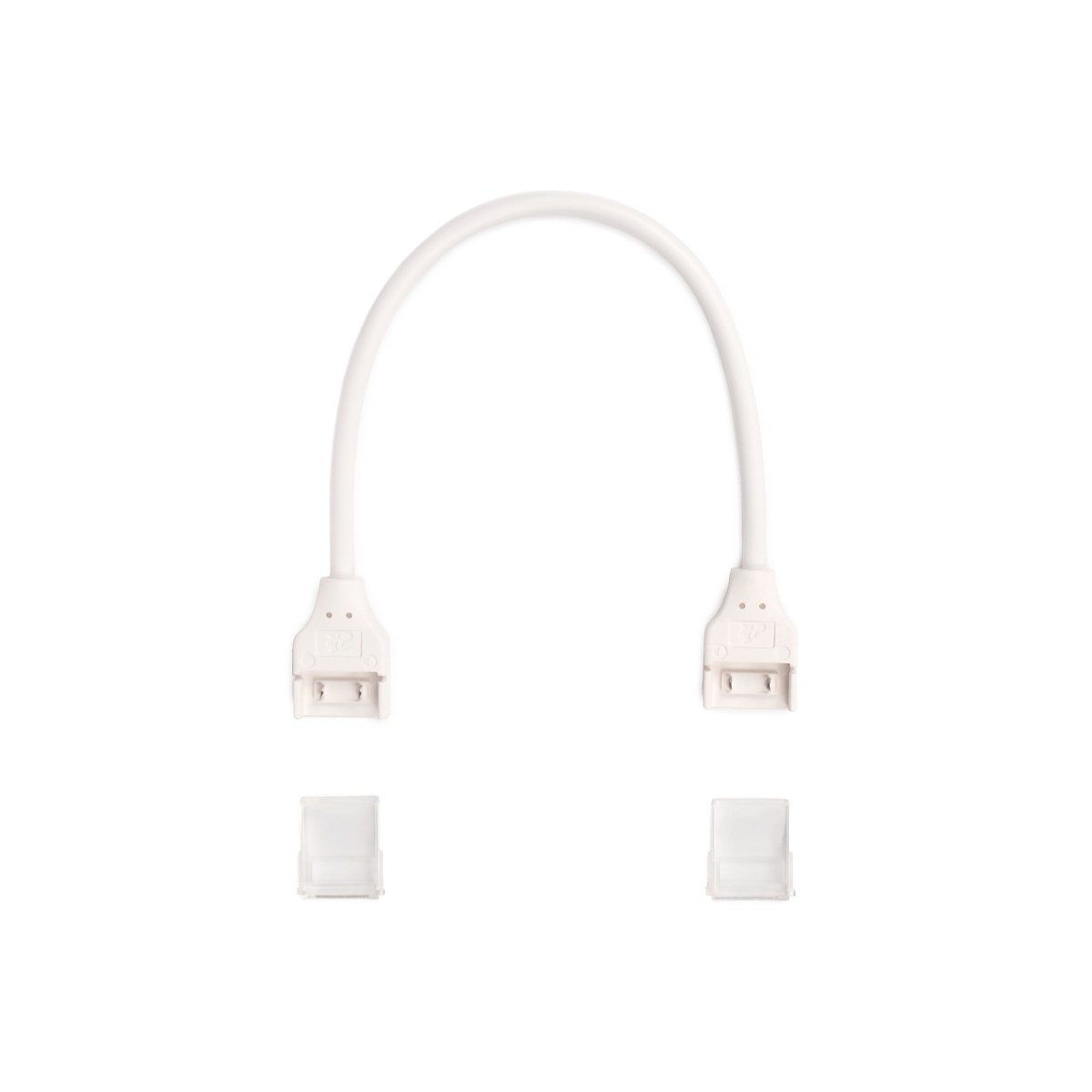 Conector estanco con cable para tira LED COB 220V - 2 pines - Tira 12 mm - IP67 - Barcelona Led-Accesorios