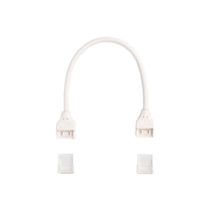 Conector estanco con cable para tira LED COB 220V - 2 pines - Tira 12 mm - IP67