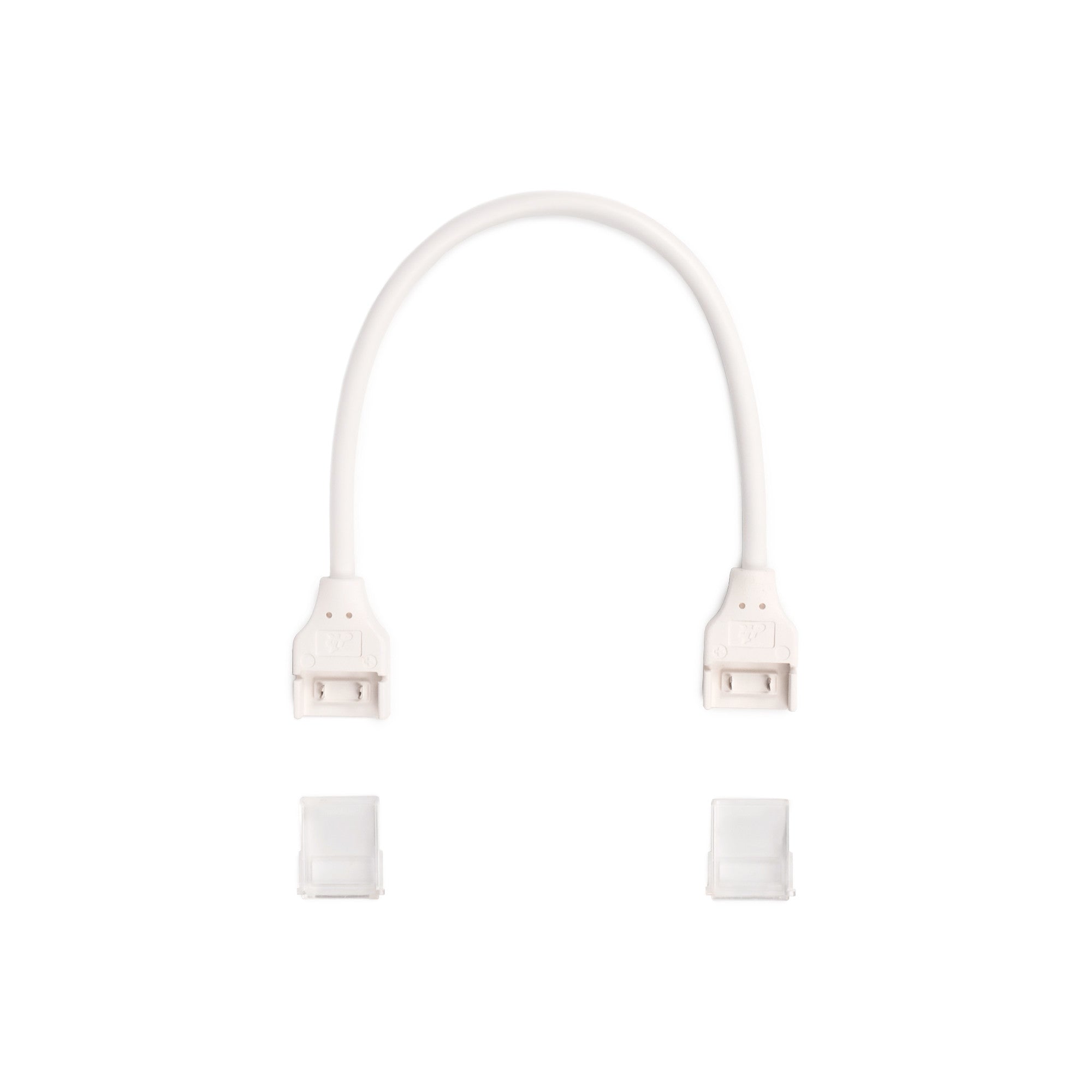Conector estanco con cable para tira LED COB 220V - 2 pines - Tira 12 mm - IP67