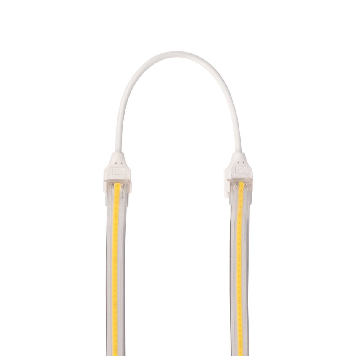 Conector estanco con cable para tira LED COB 220V - 2 pines - Tira 12 mm - IP67 - Barcelona Led-Accesorios