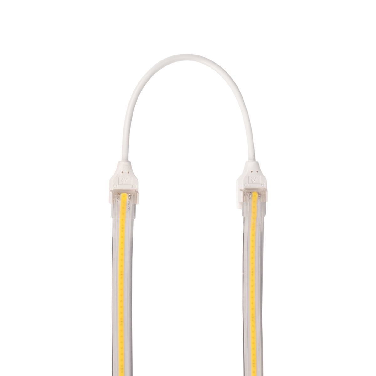 Conector estanco con cable para tira LED COB 220V - 2 pines - Tira 12 mm - IP67 (1)