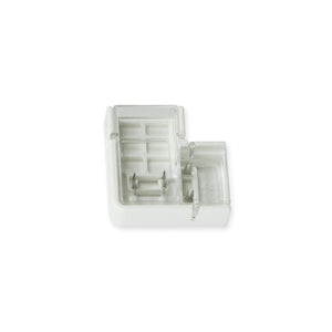 Conector estanco esquina para tira LED COB 220V - 2 pines - Tira 12mm - IP67