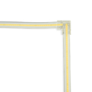 Conector estanco esquina para tira LED COB 220V - 2 pines - Tira 12mm - IP67 (4)