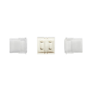 Conector estanco recto tira LED COB 220V - 2 pines- Tira 12mm - IP67 (2)
