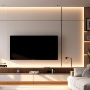 Perfil tira LED integración / trimless de esquina - Efecto bañador - 59 x 72mm - Con difusor - 2 metros (4)