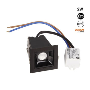 Foco lineal LED empotrable 2W - UGR18 - CRI90 - Chip OSRAM - Barcelona Led-