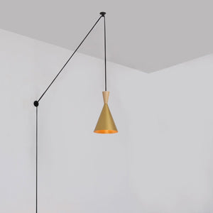 Lámpara colgante nórdica con cable y enchufe "Lima" - Barcelona Led-Decoración