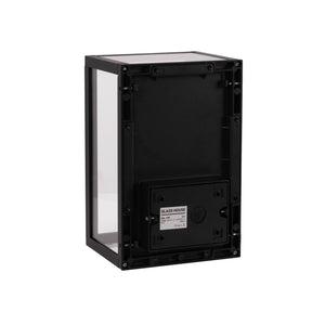 Aplique de pared exterior aluminio "Glass House" - IP44 - E27 (10)