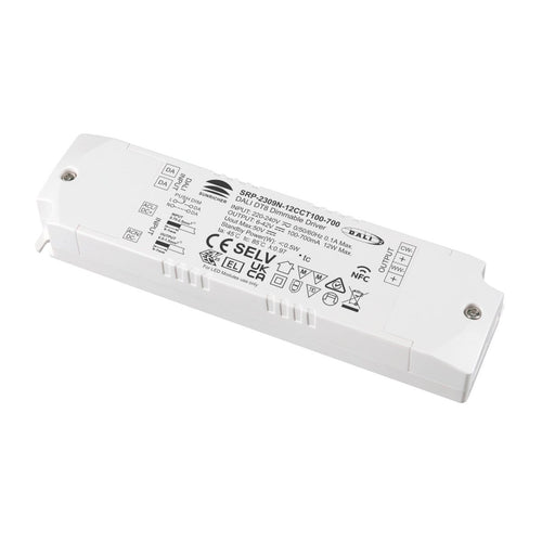 DALI dimmable driver DT8 CCT 220-240V - Έξοδος 6-42V DC - 100-700mA - 12W