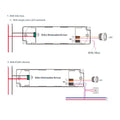 DALI dimmable DT6 Single color driver 220-240V - Output 6-42V DC - 100-700mA - 15W 2