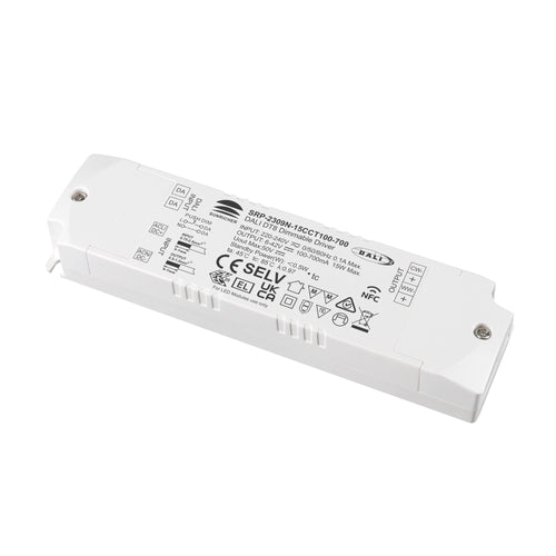 DALI dimbare driver DT8 CCT 220-240V - Uitgang 6-42V DC - 100-700mA - 15W