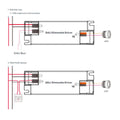 DALI dimmable DT6 Single color driver 220-240V - Output 6-58V DC - 500-1400mA - 45W 2