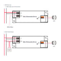 Driver regulável DALI DT6 monocromático 220-240V - Saída 6-58V DC - 500-1400mA - 45W 2