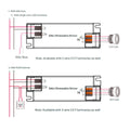 DALI dimmable DT8 CCT driver 220-240V - Output 6-54V DC - 500-1400mA - 45W 2