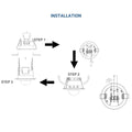 Recessed PIR motion sensor with remote control - 360º - IP20 2