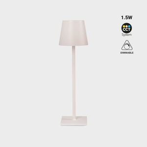 Lámpara de mesa portátil LED CCT "Laura" - 1,5W - Táctil - Intensidad regulable - Barcelona Led-Decoración