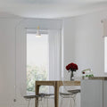 Suspension scandinave en métal et bois avec prise