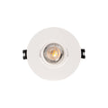 Round tilting downlight ring for GU10/MR16 bulb - Cutout Ø75 mm 4