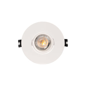 Aro downlight circular basculante para bombilla GU10 / MR16 - Corte Ø75 mm - Barcelona Led-