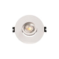 Round tilting downlight ring for GU10/MR16 bulb - Cutout Ø75 mm 5