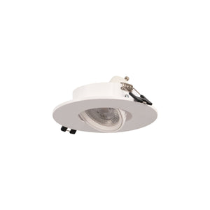 Aro downlight circular basculante para bombilla GU10 / MR16 - Corte Ø75 mm - Barcelona Led-