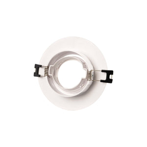 Aro downlight circular basculante para bombilla GU10 / MR16 - Corte Ø75 mm - Barcelona Led-