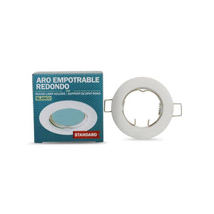 Aro downlight circular para bombilla GU10 / MR16 - Corte Ø62 mm - Barcelona Led-