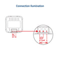 Sensor de movimiento por microondas para pared 180º - IP20 3