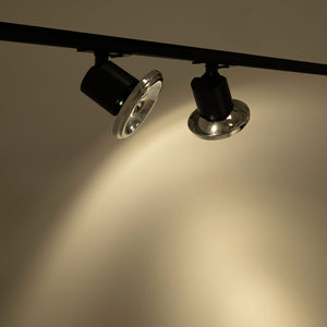 Foco para carril monofásico con casquillo GU10 - AR111 (22)