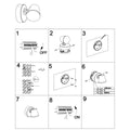 Aplique de pared exterior orientable