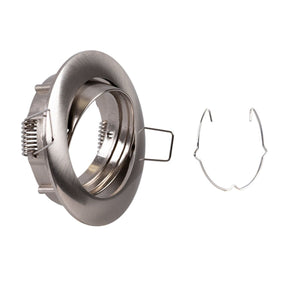 Aro downlight circular basculante para bombilla GU10 / MR16 - Corte Ø72 mm - Barcelona Led-