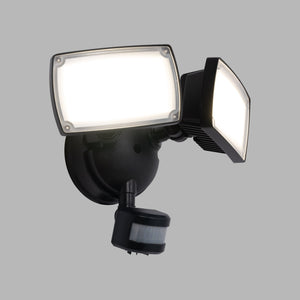 Proyector LED doble de pared exterior con sensor PIR 30W - 4000K - IP54 (6)