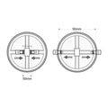 Recessed LED downlight - 8W - Adjustable cutout diameter: Ø 50-90mm 3