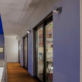 Outdoor wall light with PIR sensor